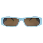Chic Beige Rectangular Sunglasses - Image 12