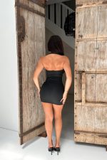 Elegant Black Bodycon Dress - Image 5