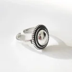 Elegant Bohemian Style Adjustable Ring - Image 3