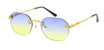 Stylish Gradient Hexagonal Eyewear - Image 6