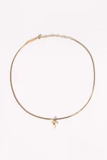 Elegant Cross Charm Necklace
