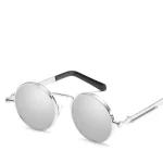 Contemporary Round Metal Frame Sunglasses - Image 5