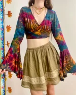 Vibrant Bohemian Flair Top - Image 3