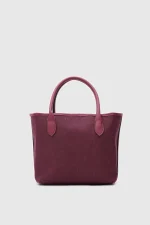Elegant Burgundy Tote Bag