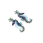 Cartoon-Style Cute Seahorse Drop Earrings - Image 4