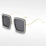 Chic Square Frame Glasses - Image 2