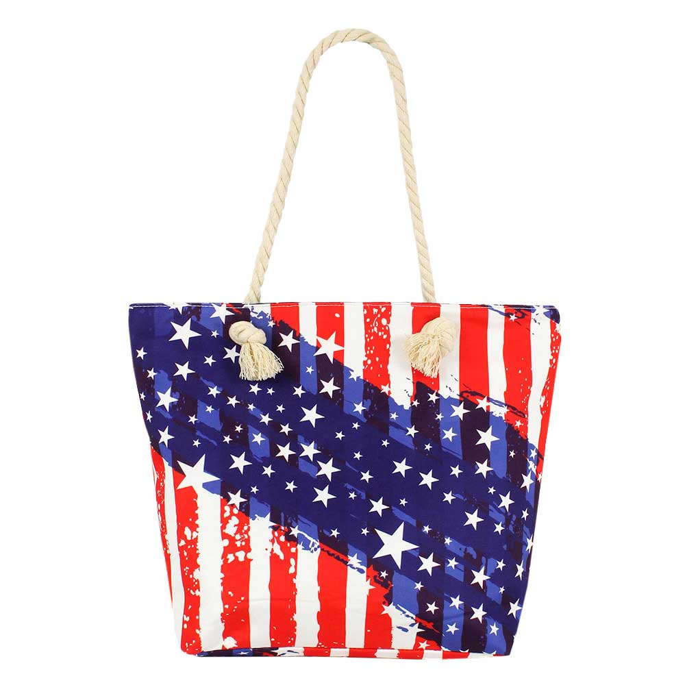 65189640-0768-F58E-5881-C54F85AF866A Stylish Patriotic Tote Bag - Image 1