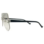 Stylish Transparent Aviator Sunglasses - Image 15