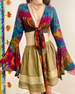Vibrant Bohemian Flair Top - Image 10