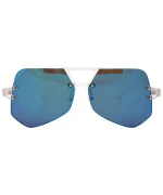 Stylish Transparent Aviator Sunglasses - Image 16
