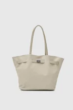 Stylish Beige Tote Bag