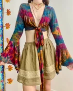 Vibrant Bohemian Flair Top - Image 8