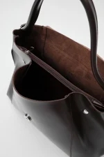 Elegant Chocolate Brown Handbag - Image 6