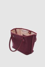Elegant Burgundy Tote Bag - Image 3