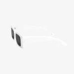 Chunky White Frame Sunglasses - Image 3