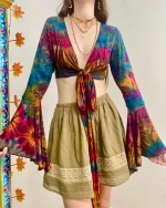 Vibrant Bohemian Flair Top - Image 6