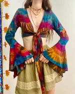 Vibrant Bohemian Flair Top - Image 9