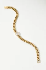 Elegant Chain Bracelet With Crystal Accent - Image 6