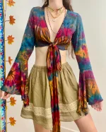 Vibrant Bohemian Flair Top - Image 11