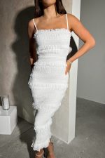 Elegant Ruched Midi Dress