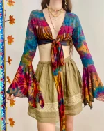 Vibrant Bohemian Flair Top