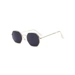 Stylish Hexagonal Frame Sunglasses - Image 2