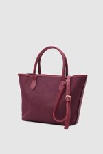 Elegant Burgundy Tote Bag - Image 5