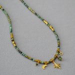 Double Charm Beaded Necklace - Image 6