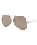 Stylish Transparent Aviator Sunglasses - Image 19