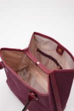 Elegant Burgundy Tote Bag - Image 6