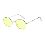 Stylish Hexagonal Frame Sunglasses - Image 4