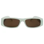 Chic Beige Rectangular Sunglasses - Image 10